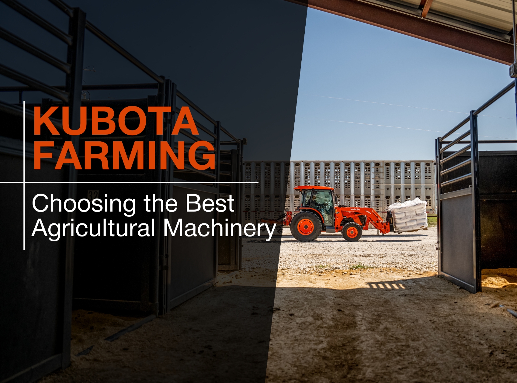 Choosing the best agricultural machinery to meet the new reality for farmers